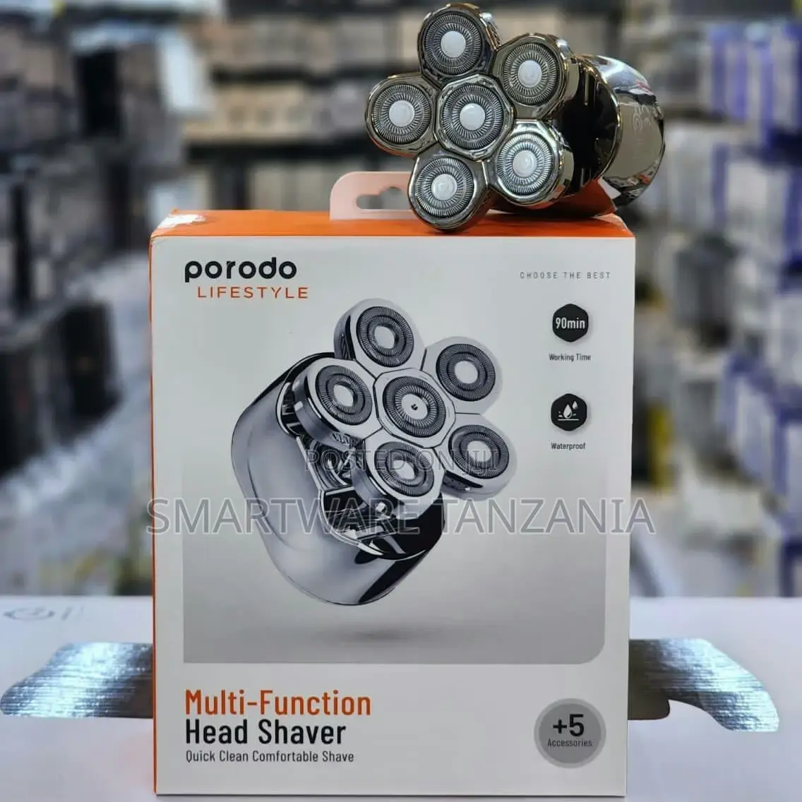 Porodo Multi-Function Head Shaver Clean Comfortable Shave