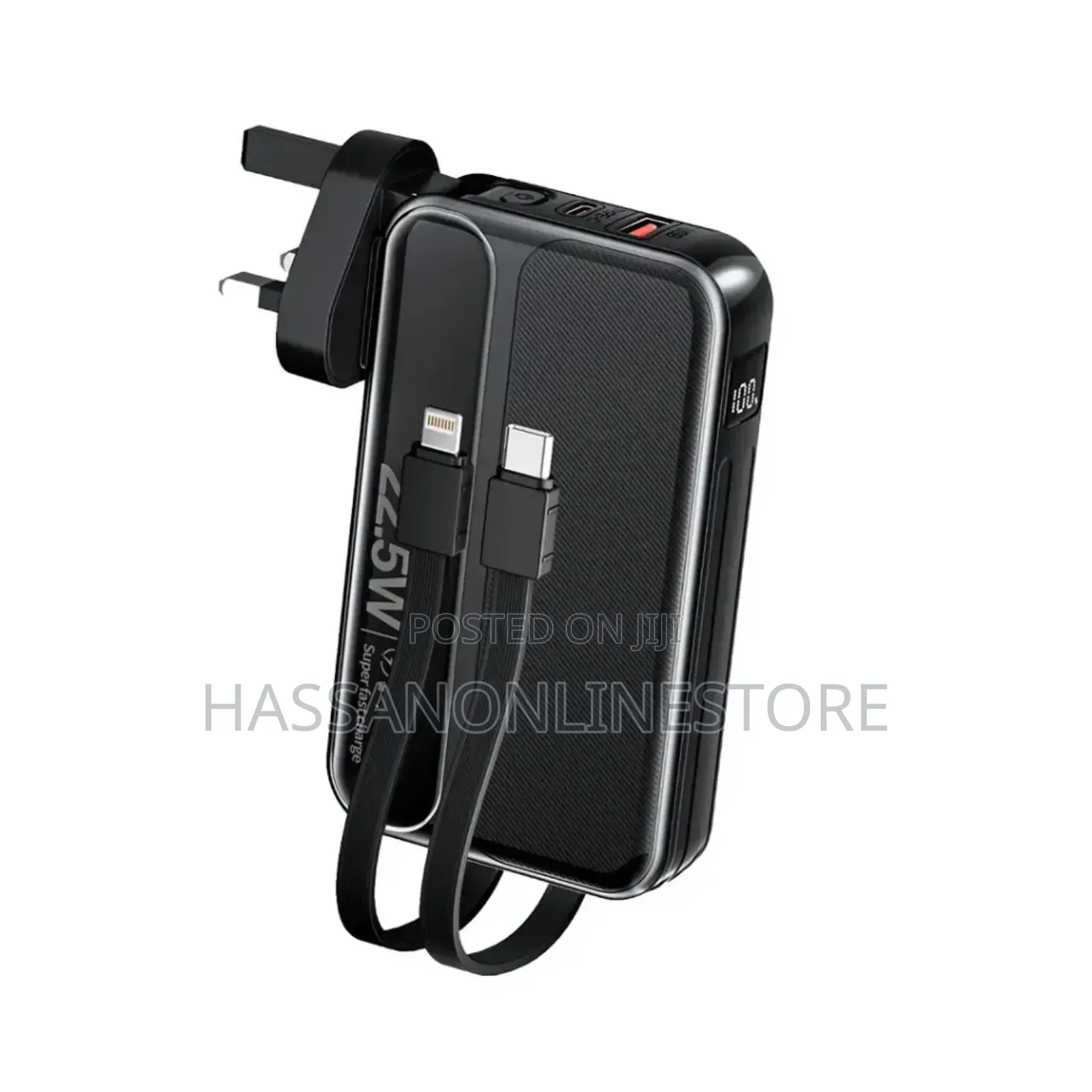 Green Lion Charge Mate Power Bank 10000 Mah Pd 22.5w - Black