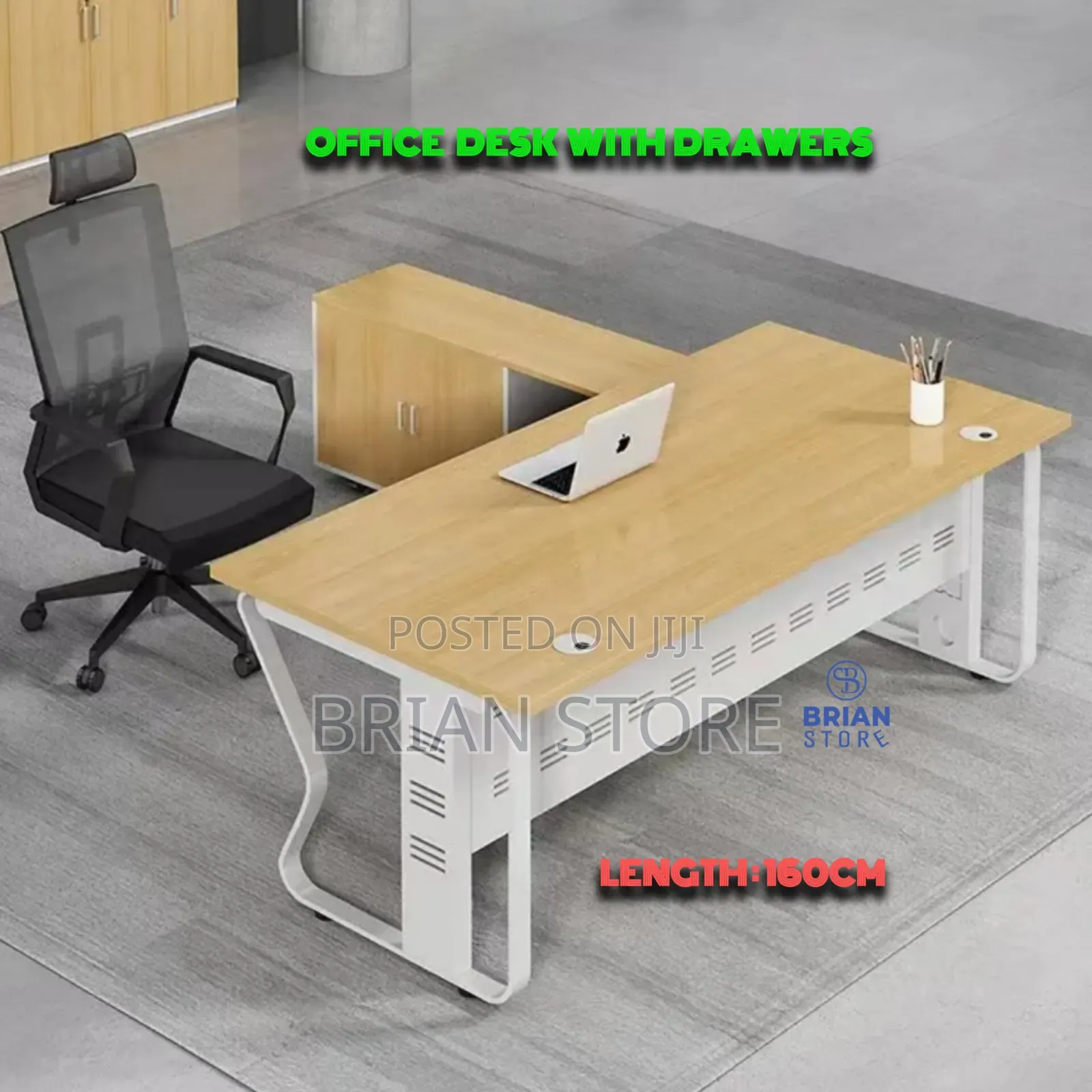 Executive Office Desk With Drawers