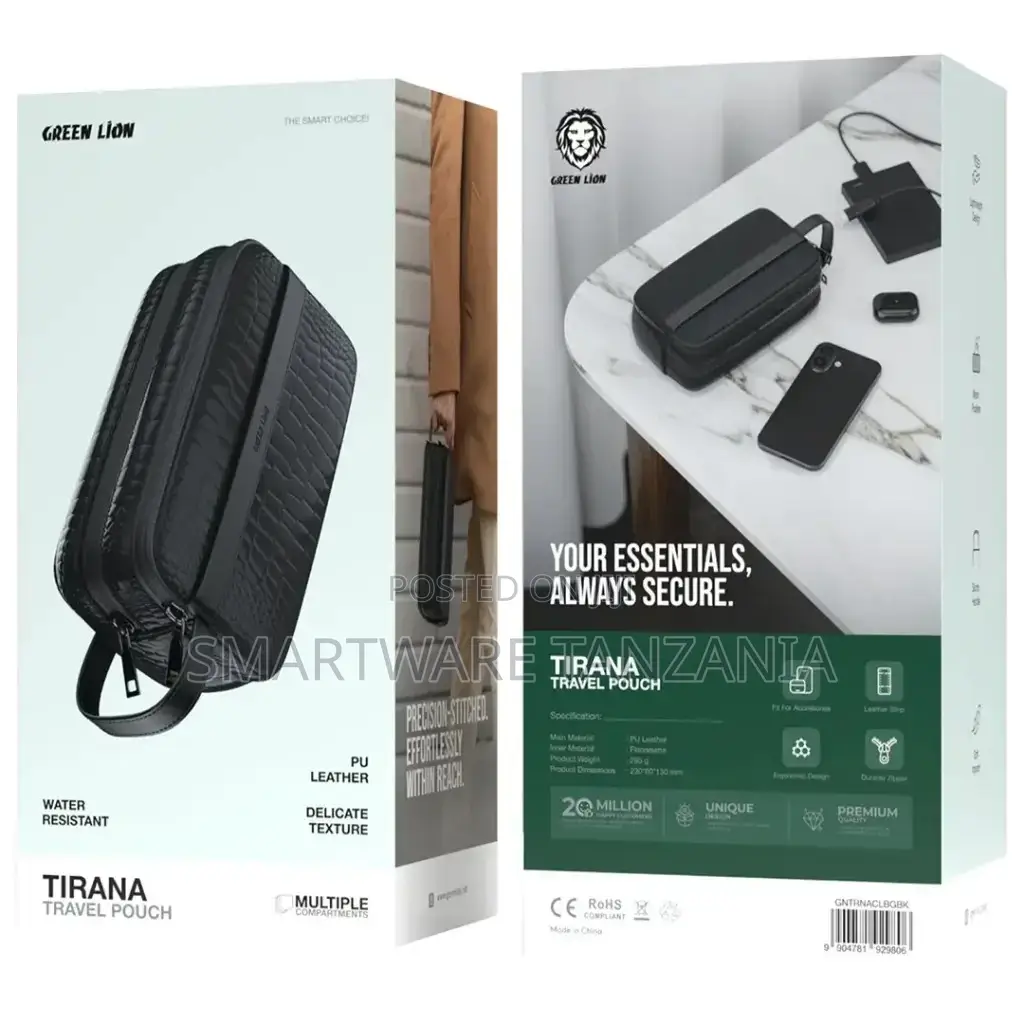 Green Lion Tirana Travel Pouch