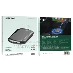 Green Lion 2 in 1 Carplay Adapter 2gb Ram - Black