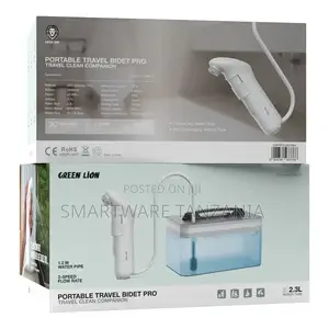 Green Lion Portable Travel Bidet Pro With Tank - White