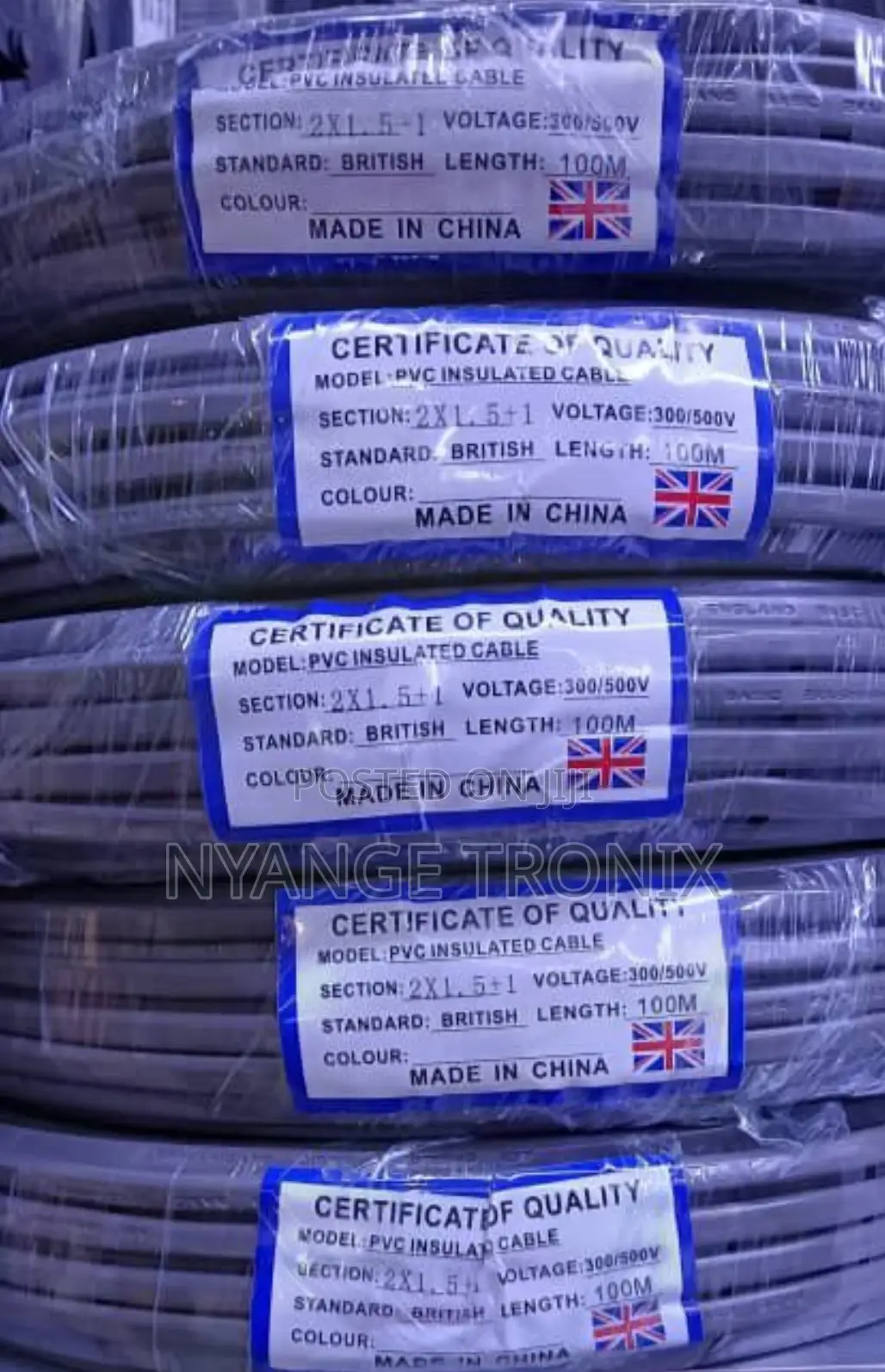 PVC Insulated Cable 1.5mm