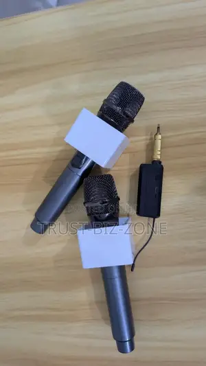 Double Wireless Microphone +Logo Box