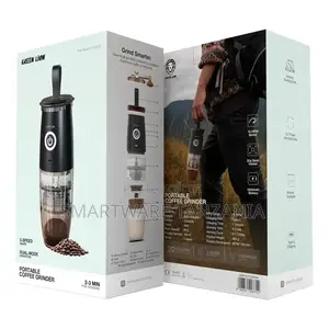 Green Lion Portable Coffee Grinder-Black