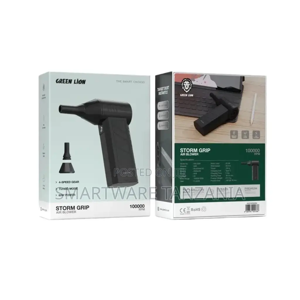 Green Lion Jet Pro Lite Magnetic Nozzle 100000 RPM - Black