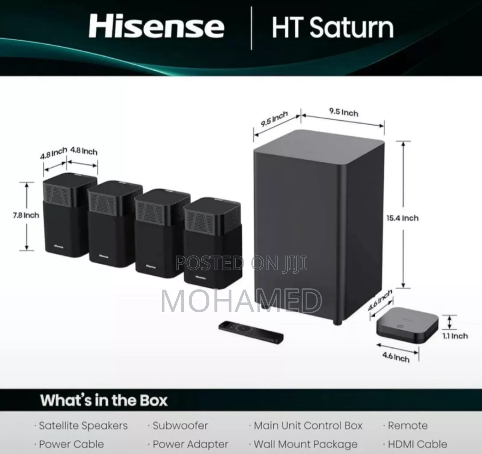 Hisense Sound Bar Ht Saturn Model 2025