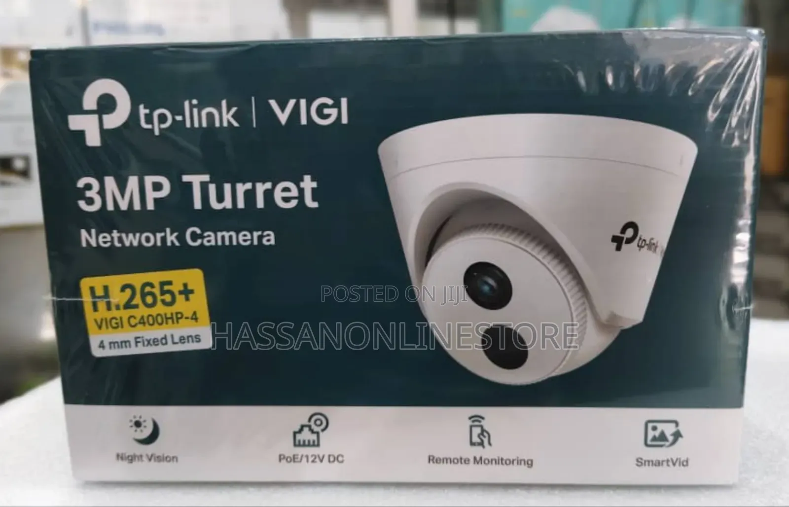 Tp-Link Vigi 3mp Turret Network Camera, 4 Mm (Vigi-C400hp-4)