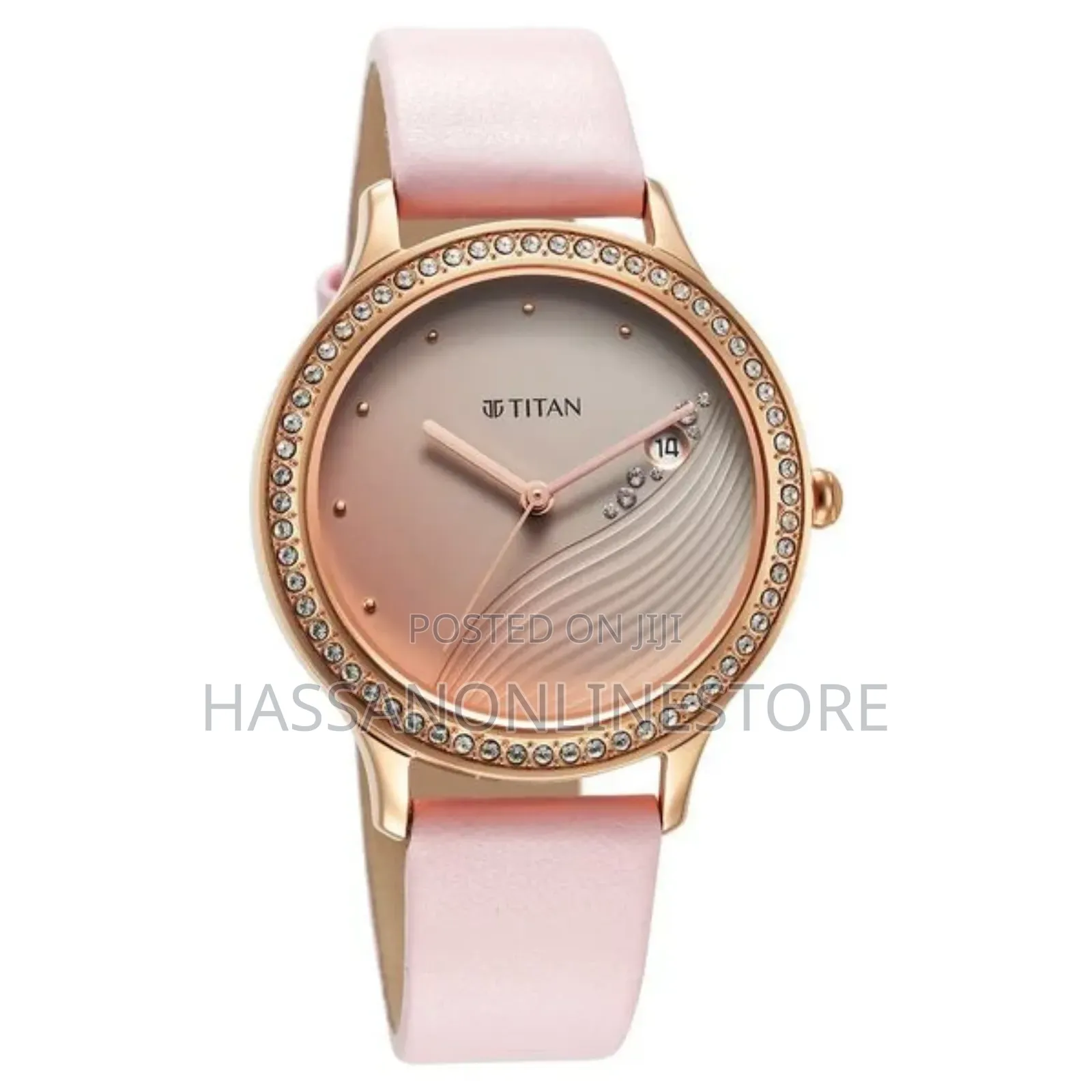 Titan Purple Glam It Up Pink Dial Analog With Date Watch