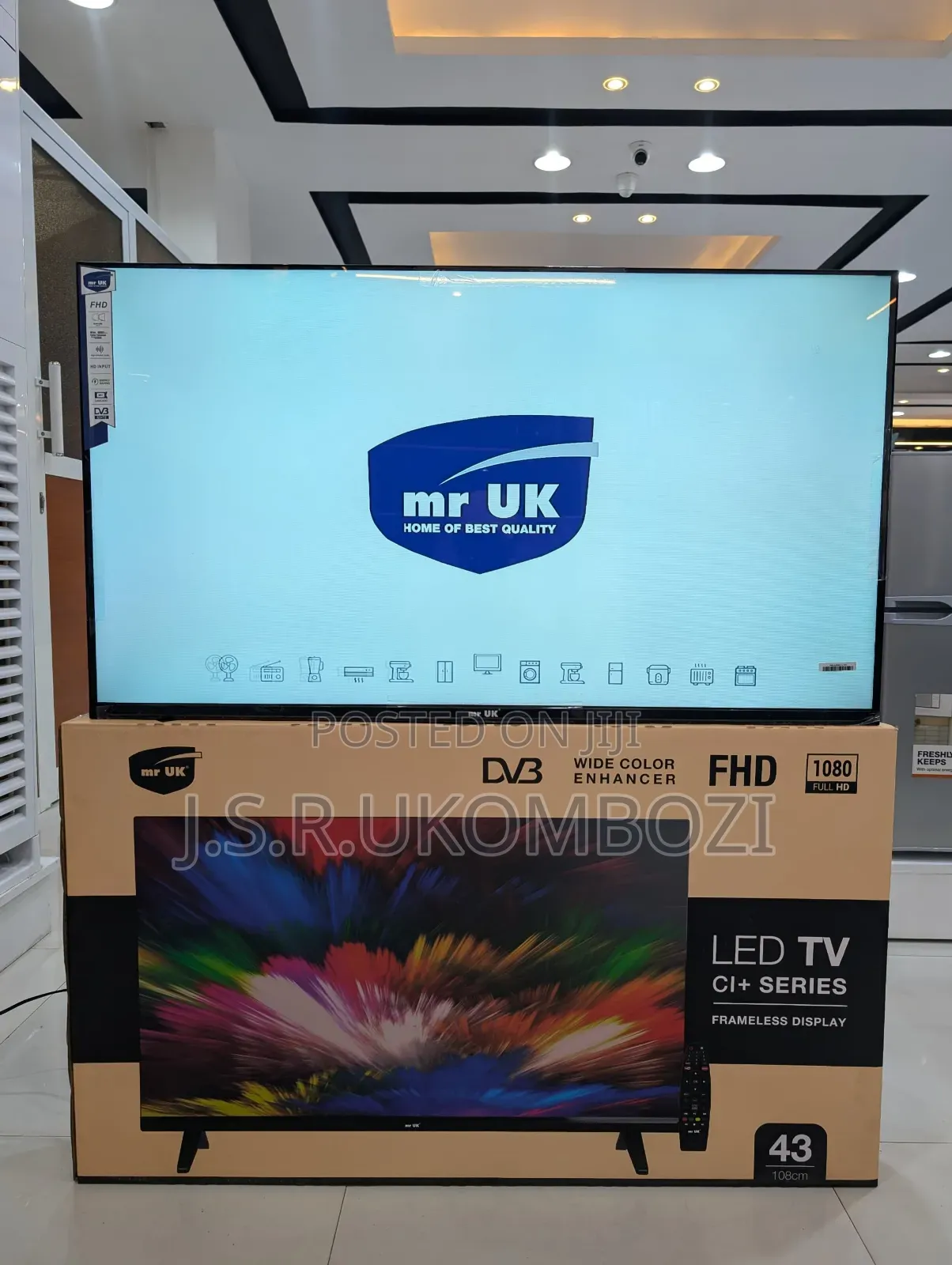 Mr Uk Fremless Tv 43 Inch