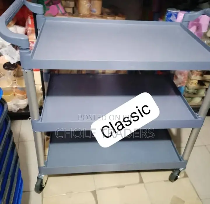 3-Tier Catering Cart Trolley