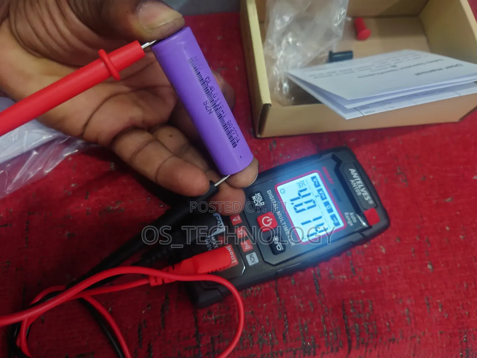 Rechargeable Auto Digital Multimeter 3000ma Long Life