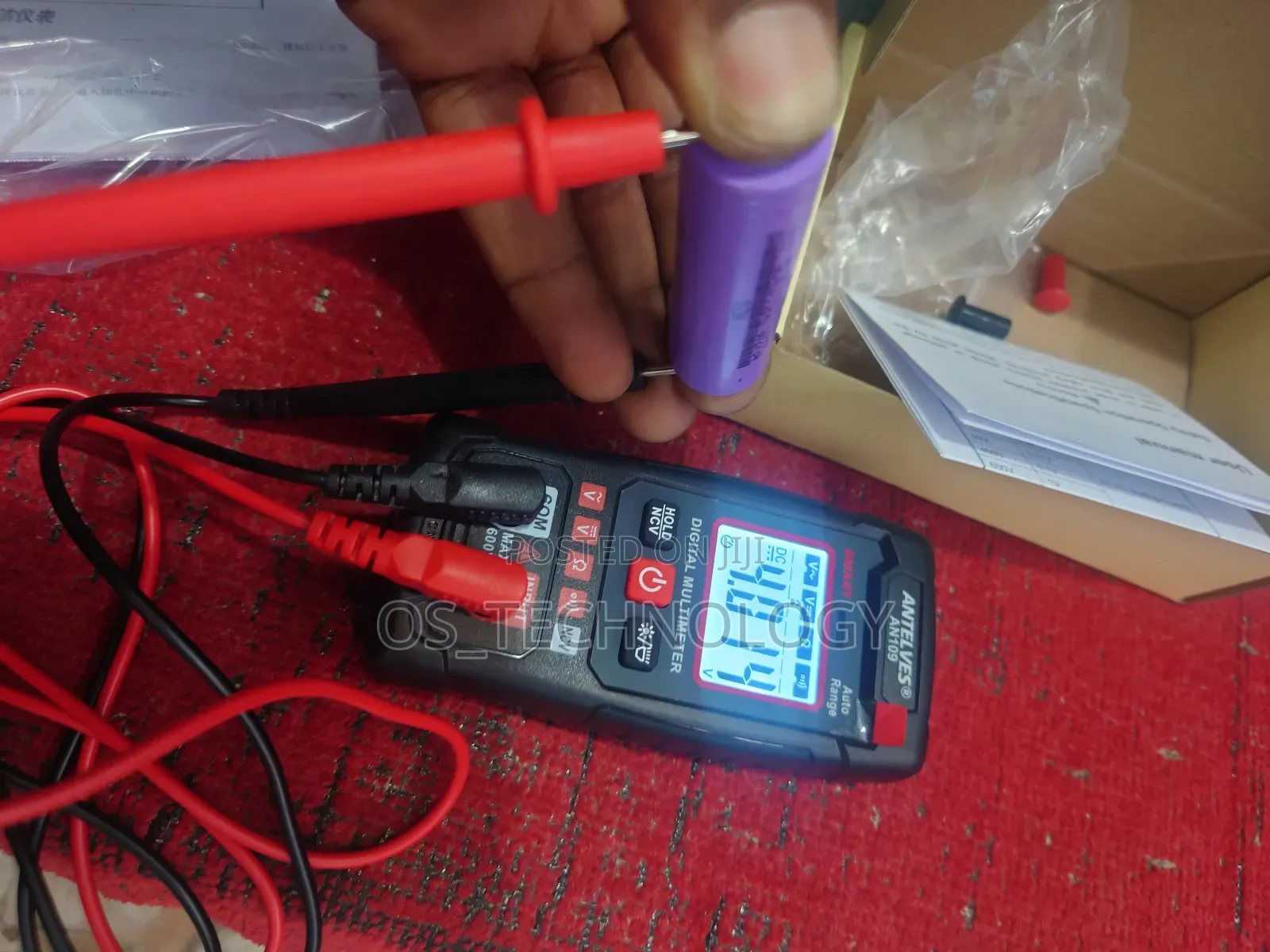 Rechargeable Auto Digital Multimeter 3000ma Long Life
