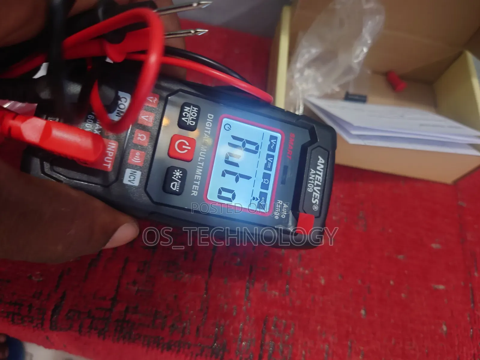 Rechargeable Auto Digital Multimeter 3000ma Long Life