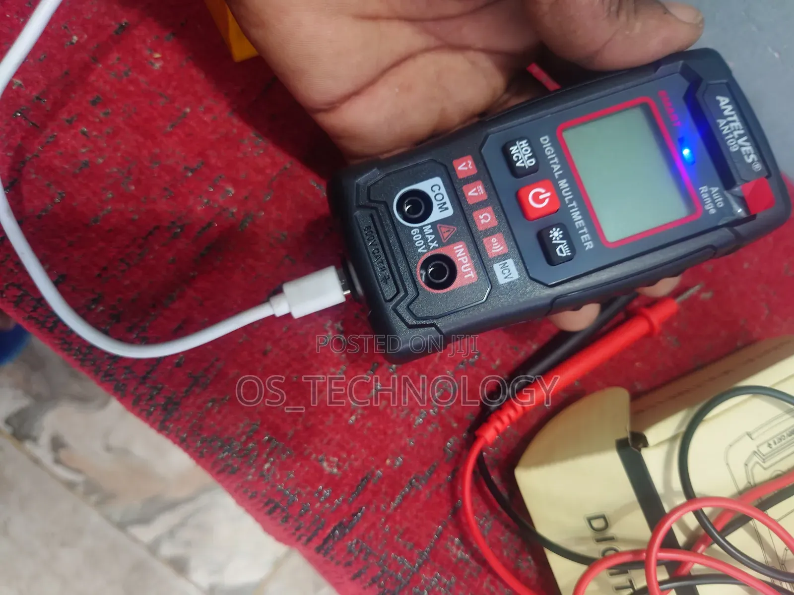 Rechargeable Auto Digital Multimeter 3000ma Long Life