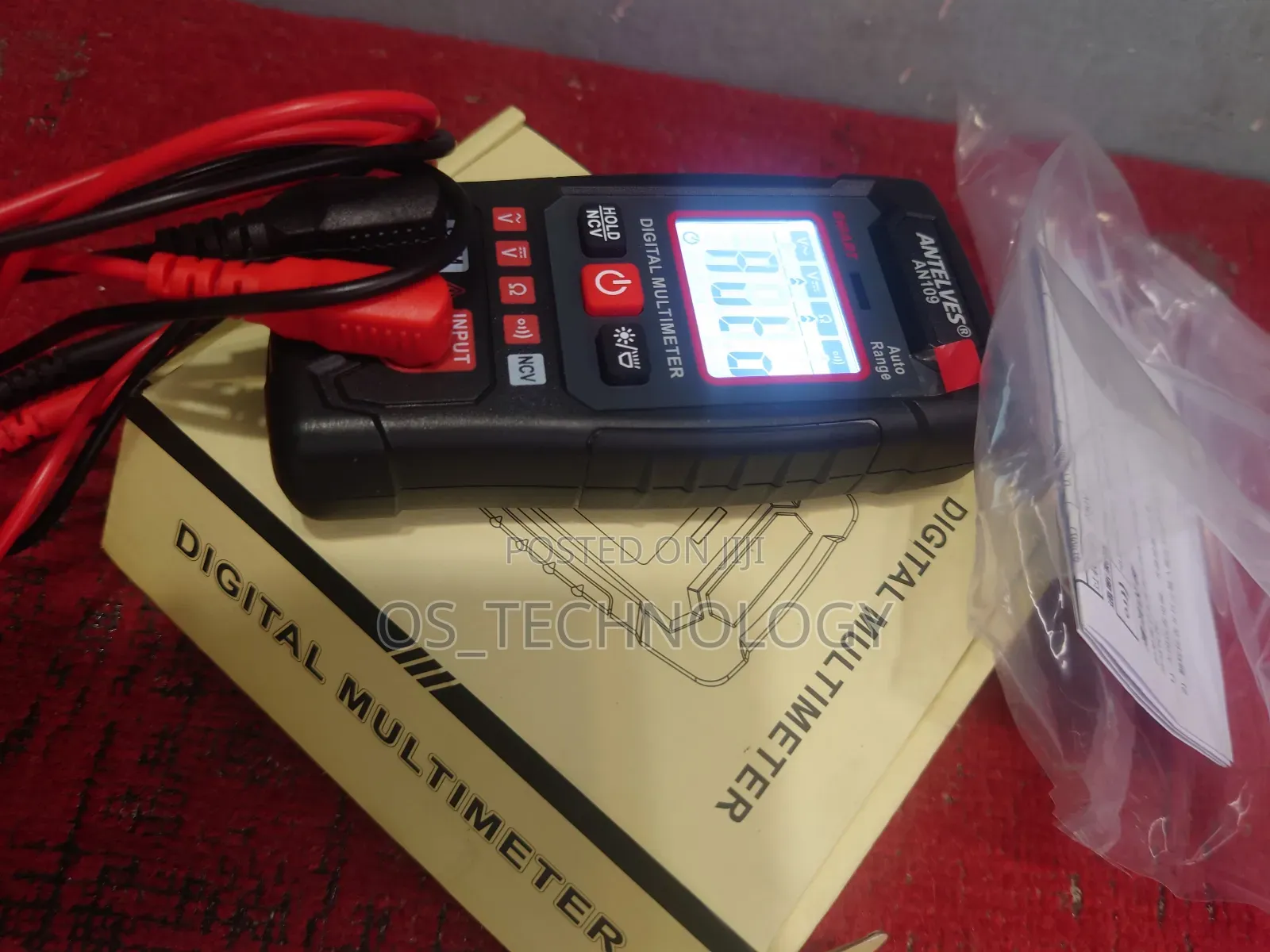 Rechargeable Auto Digital Multimeter 3000ma Long Life