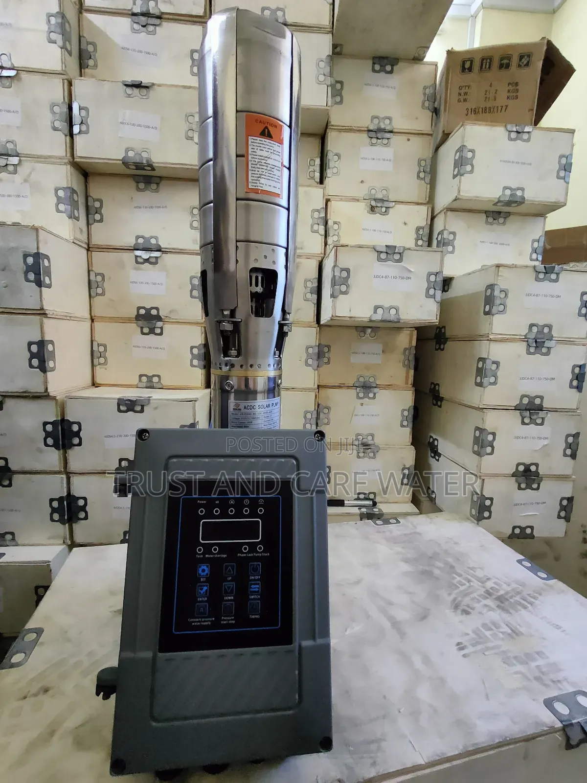 Solar Pump 5.5hp Dc/Ac Stainless Steel (3inch)