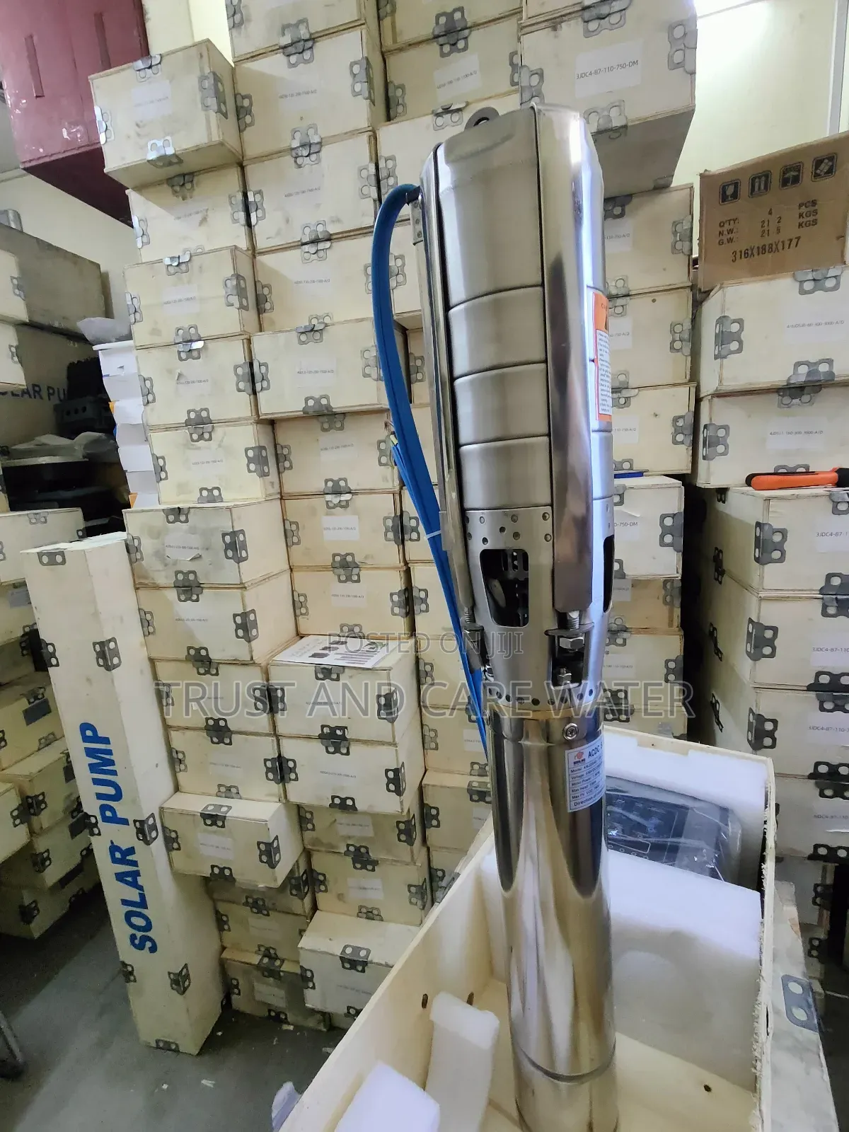 Solar Pump 10hp Dc/Ac Stainless Steel (3inch)