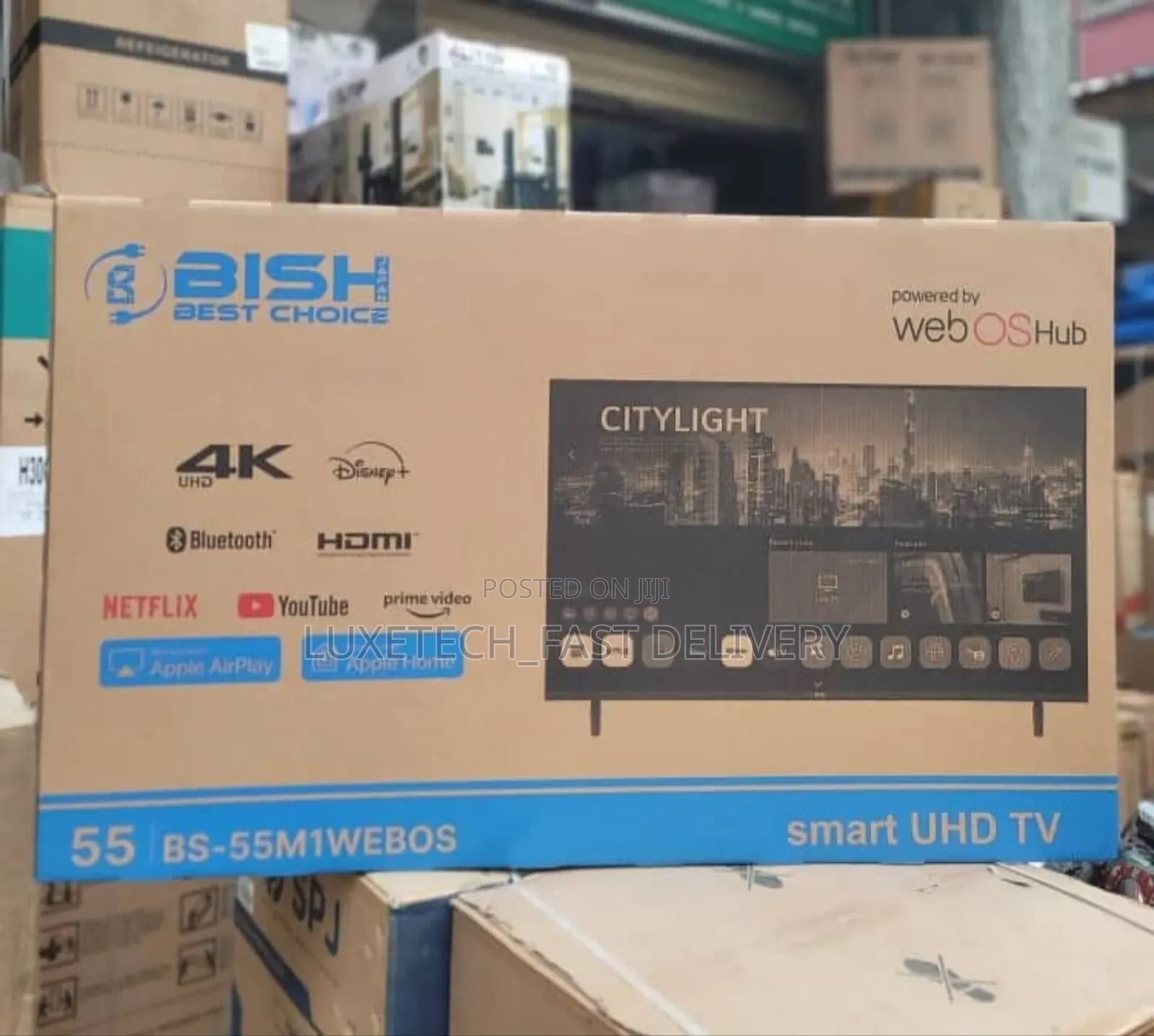 Bish 55-inches Smart Uhd Tv Powered By Webos