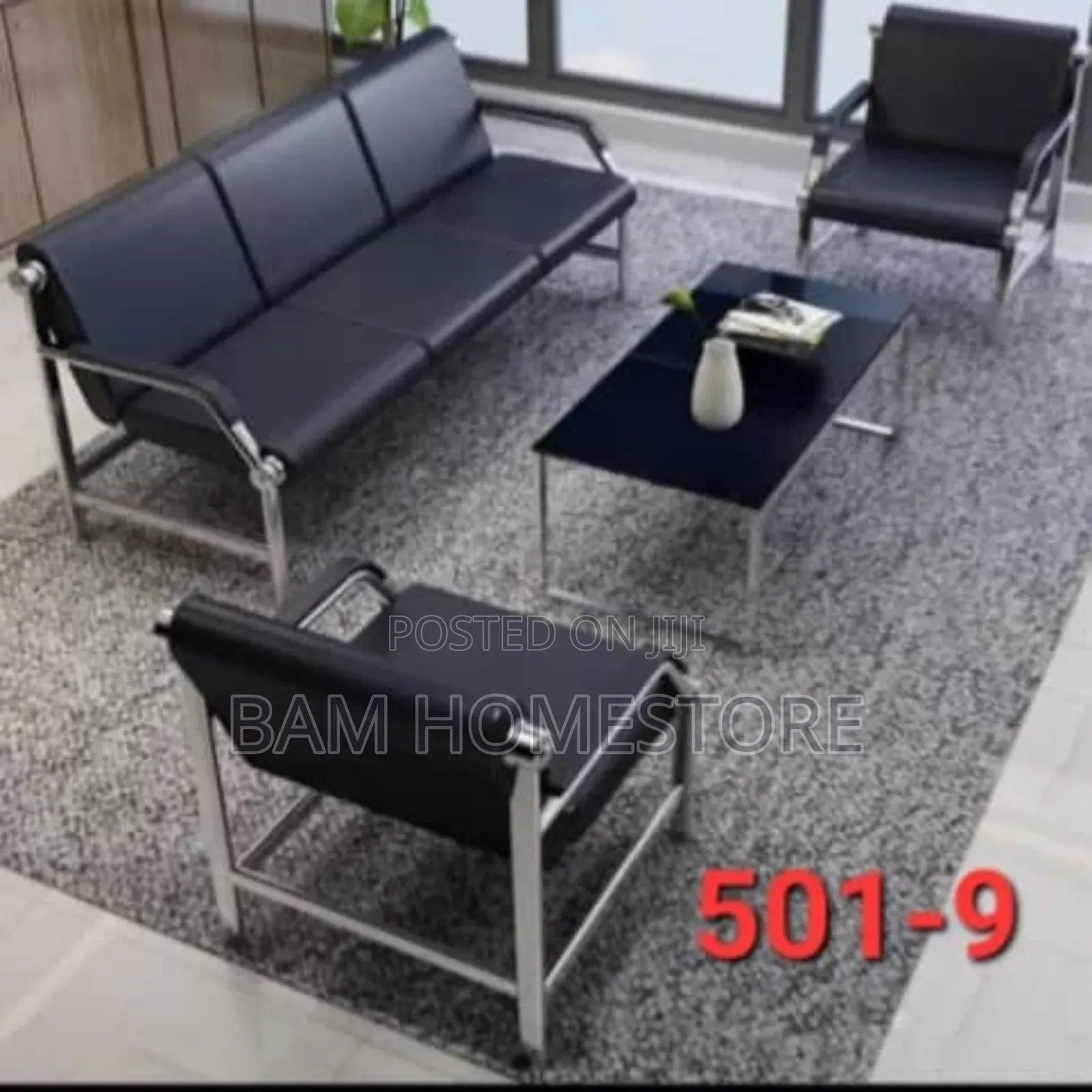 Classic Metal Framed Sofa 3 in 1