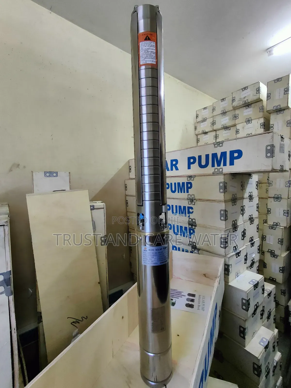 Solar Pump 7.5hp Dc/Ac Stainless Steel (Inch1.5)