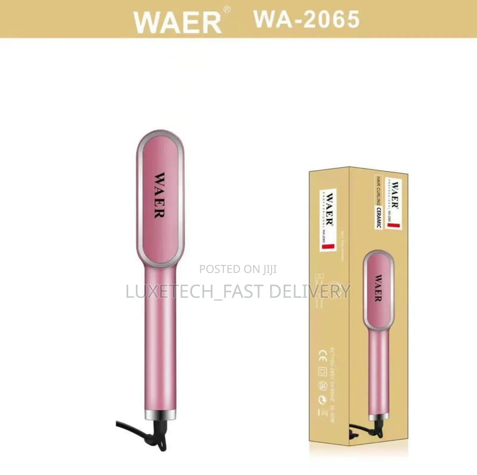 Waer Wa-2065 Hair Curling Ceramic Iron