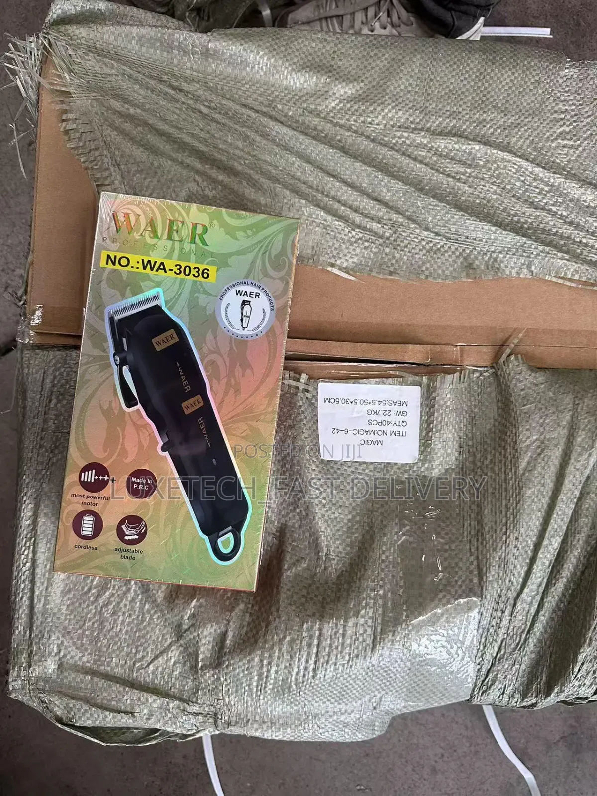 Waer Wa-3036 Professional Hair Clipper and Electric Shaver