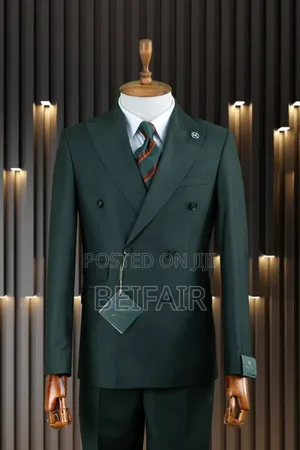Green Double Breasted Suits
