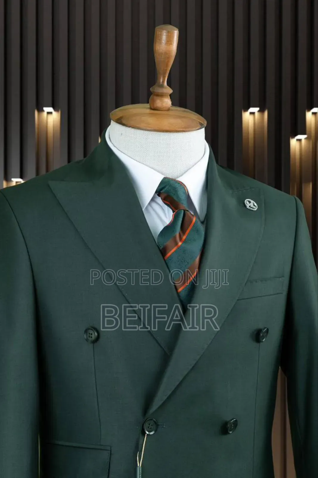 Green Double Breasted Suits