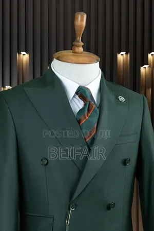 Green Double Breasted Suits