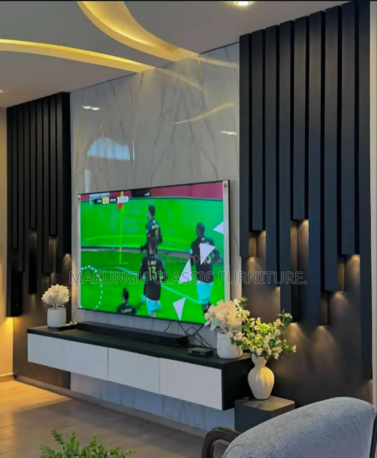 Tv Showcase Unit With Melamine