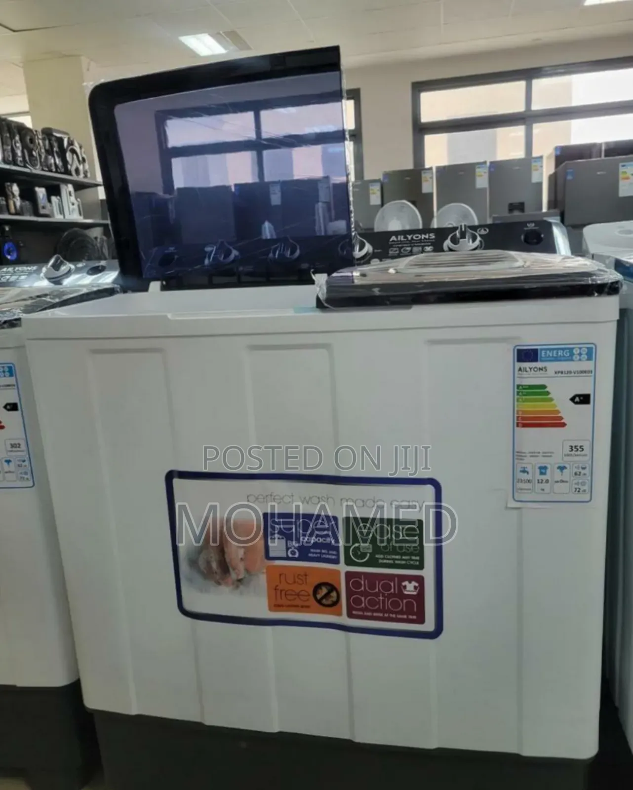 Ailyons Washing Machine Twin Tub 12kg