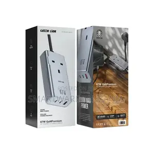 Green Lion 67w Gan Premium Ac Socket - Gray