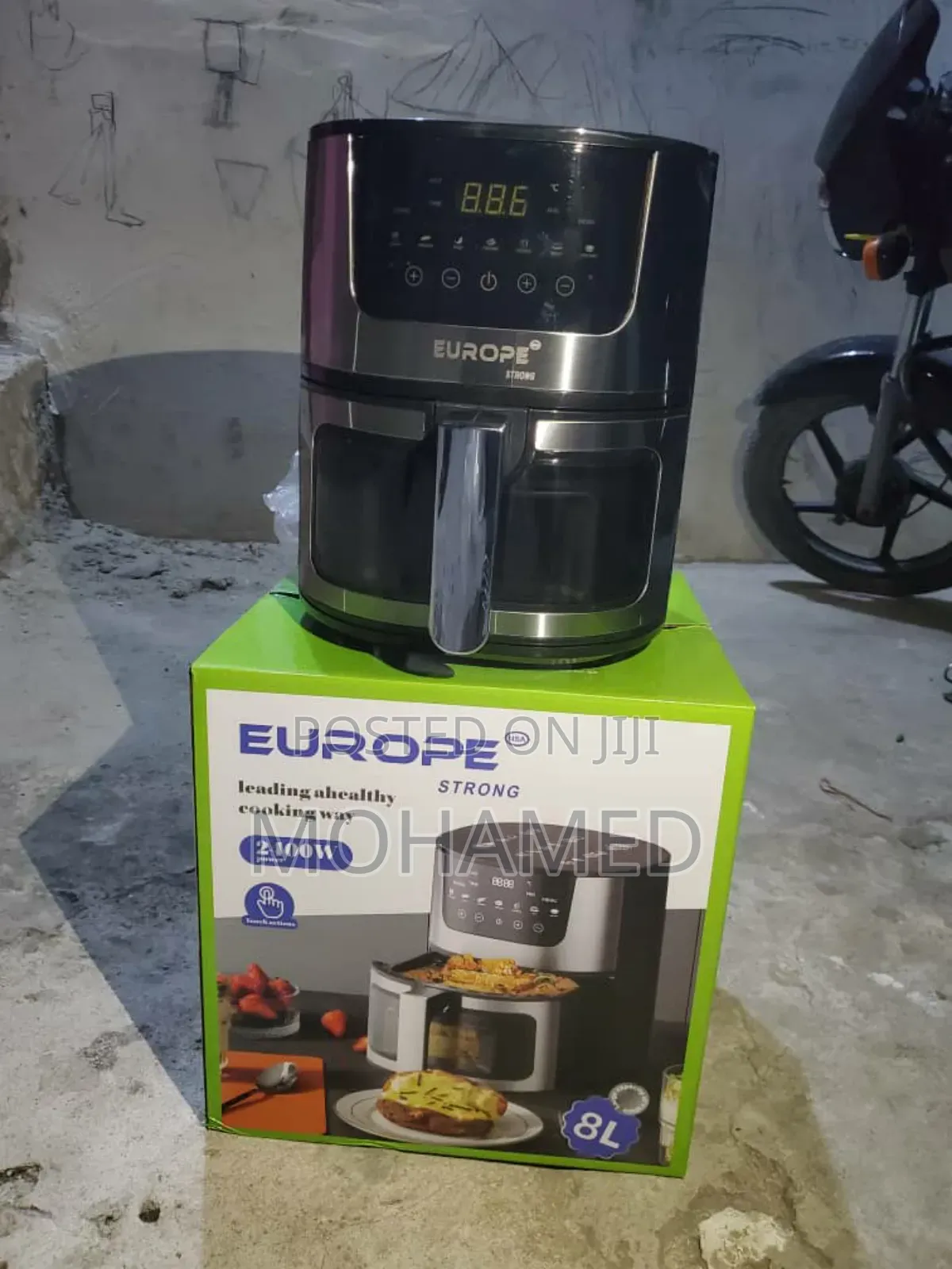 Europe Strong Airfryer 8l