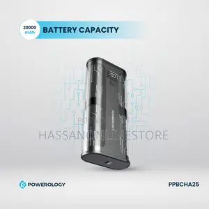 Powerology Crystalline Series Power Bank 20000mah Pd 65w
