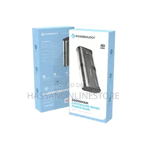 Powerology Crystalline Series Power Bank 20000mah Pd 65w