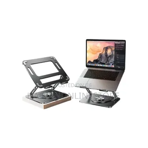 Green Lion 360 Rotatable Laptop Stand - Black