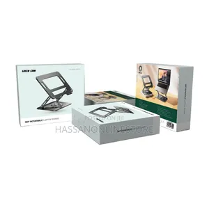 Green Lion 360 Rotatable Laptop Stand - Black
