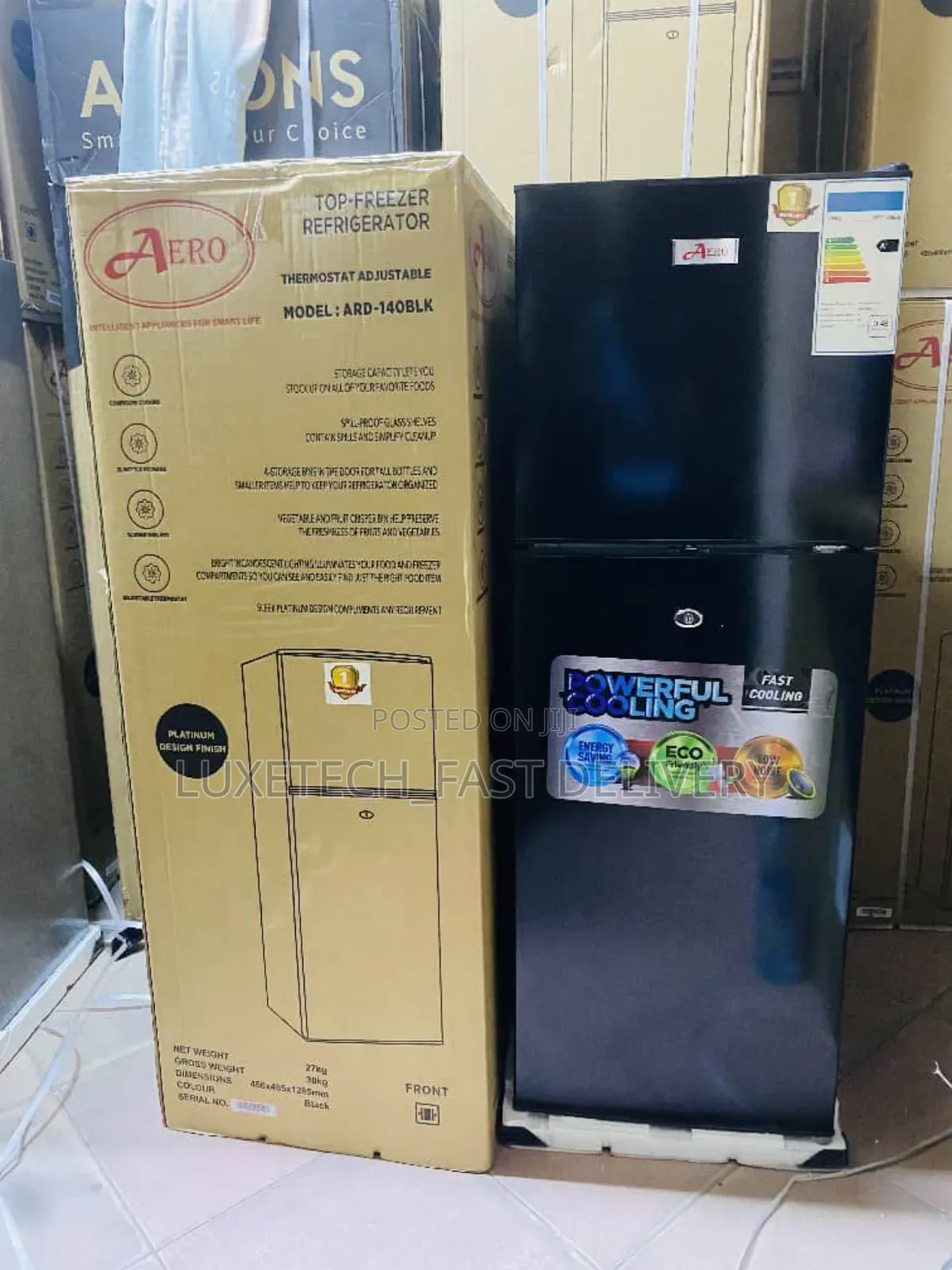 Aero Refrigerator 140l Double Door