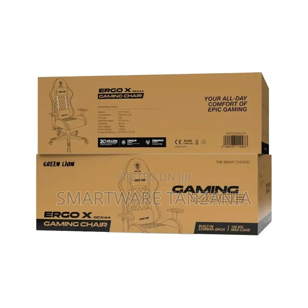 Green Lion Ergo X Gcx44 Gaming Chair - Green