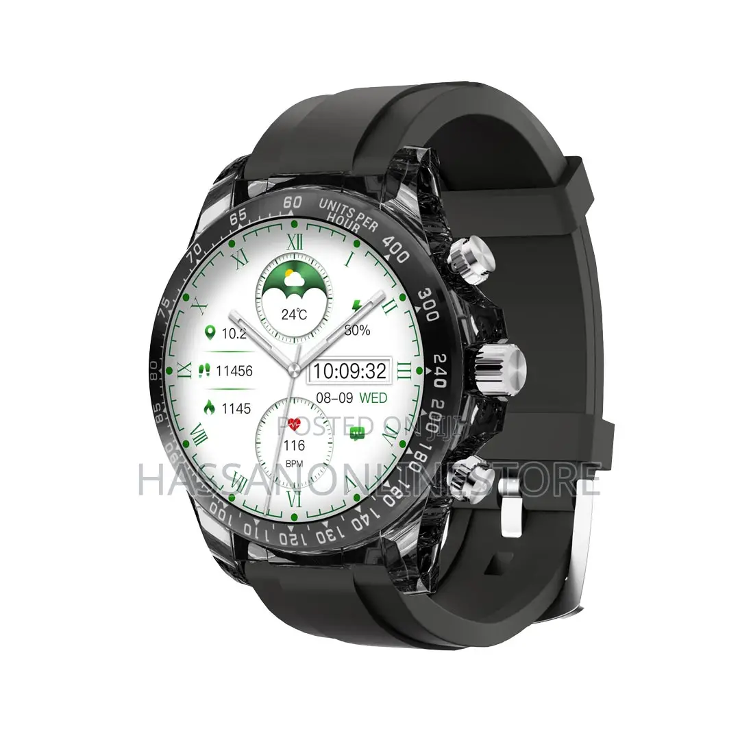 Porodo Raytona Smart Watch With Silicone And Metal Strap