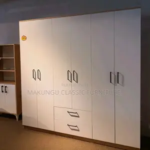 6 Doors Wardrobe With 2 Drawers