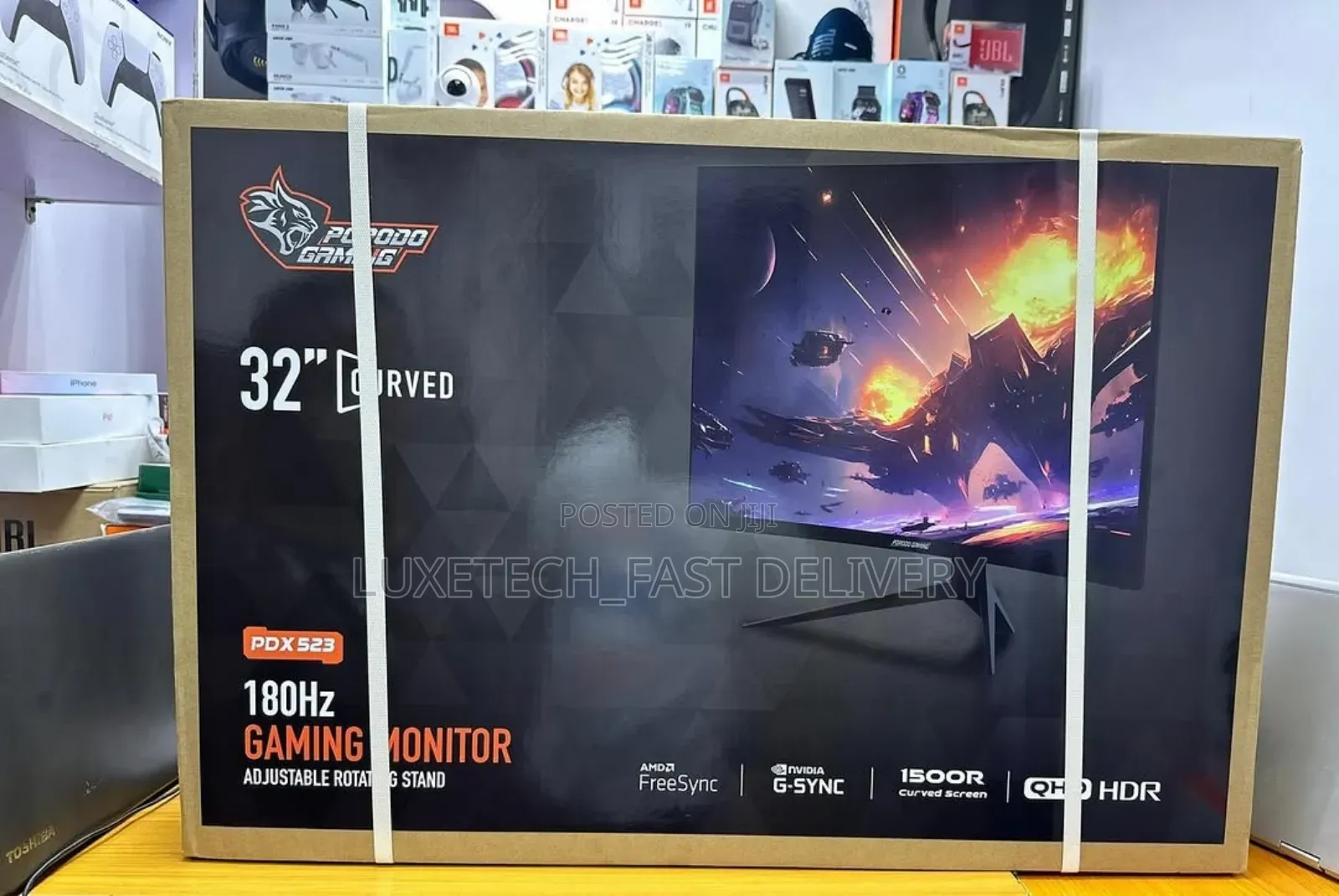 Porodo 32-Inch Curved Gaming Monitor