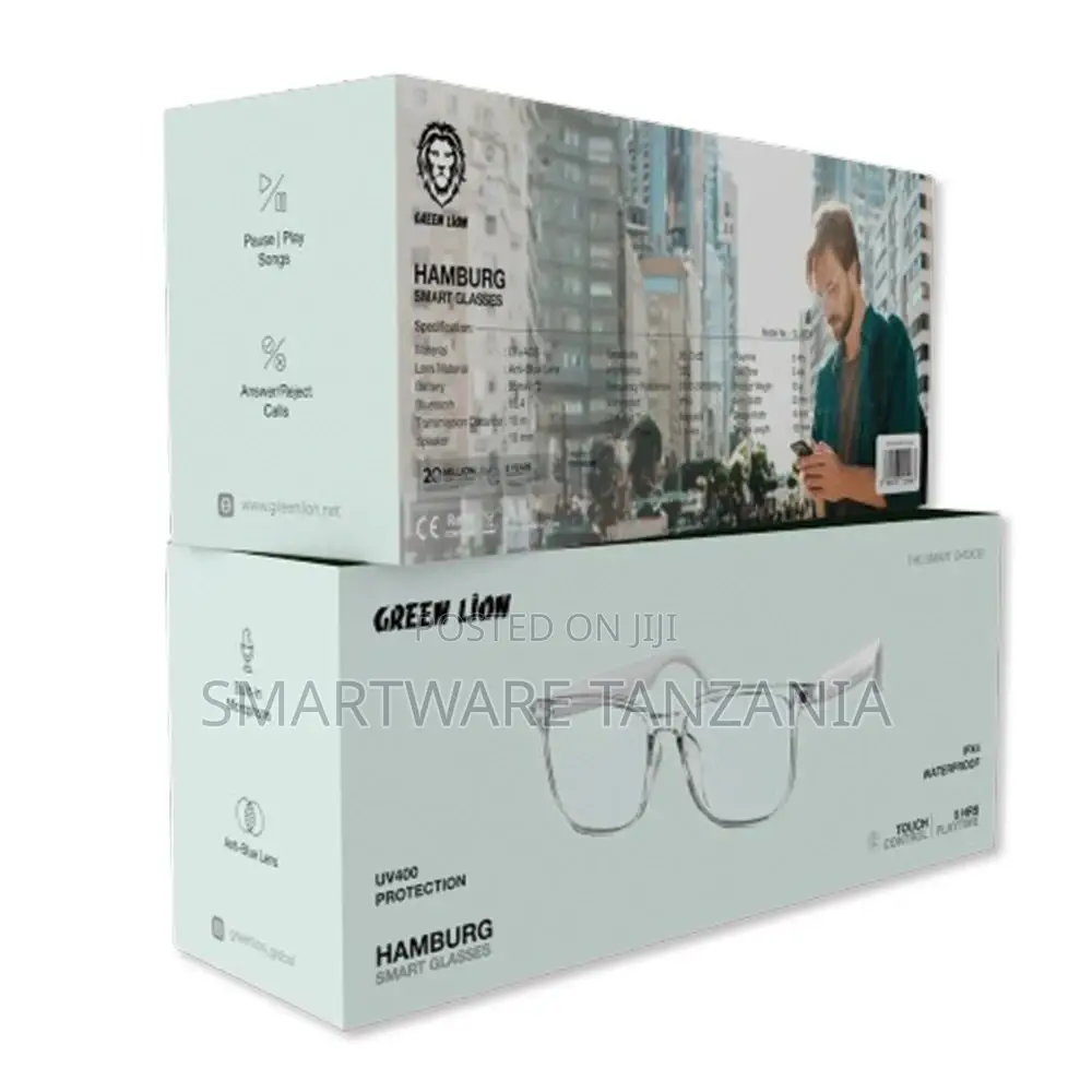 Green Lion Hamburg Smart Glasses - White
