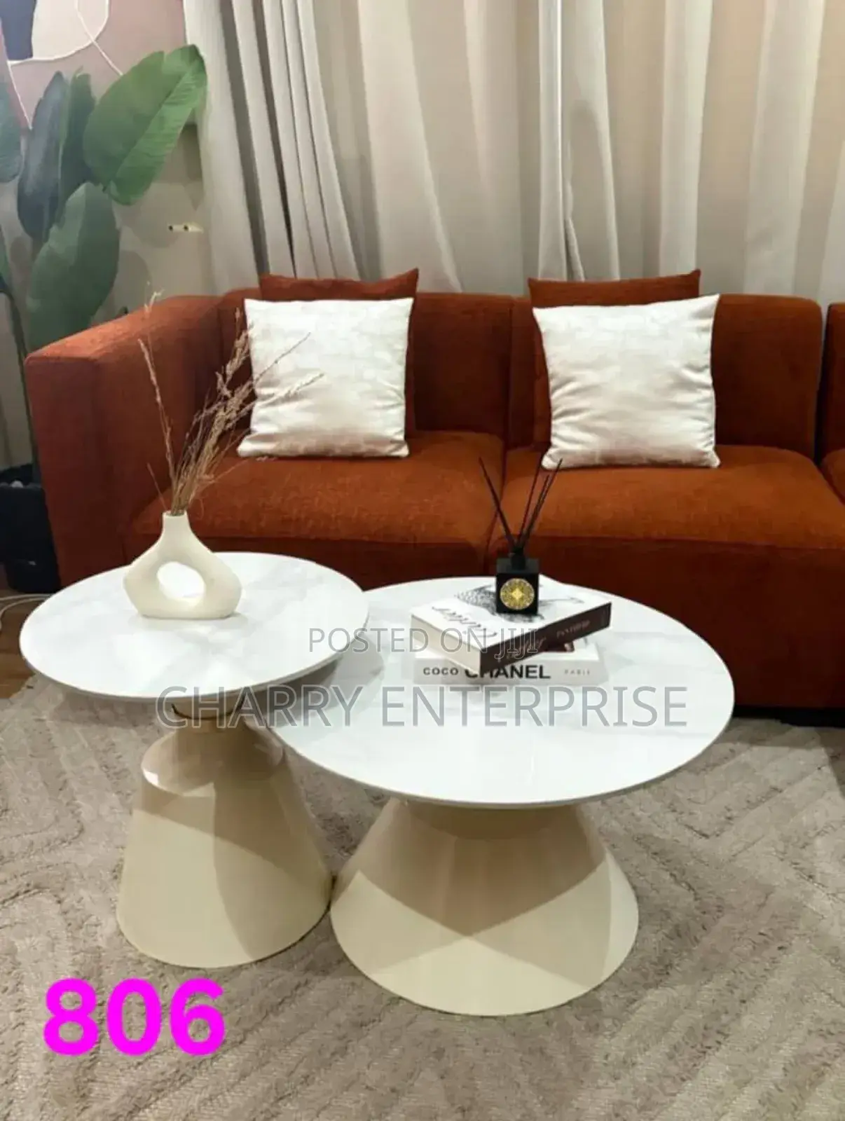 Seti Ya Meza Coffee Table Set of Two Quality Display Color