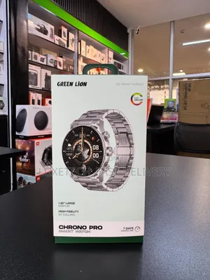 Premium Green Lion Chrono Pro Smartwatch With Amoled Display