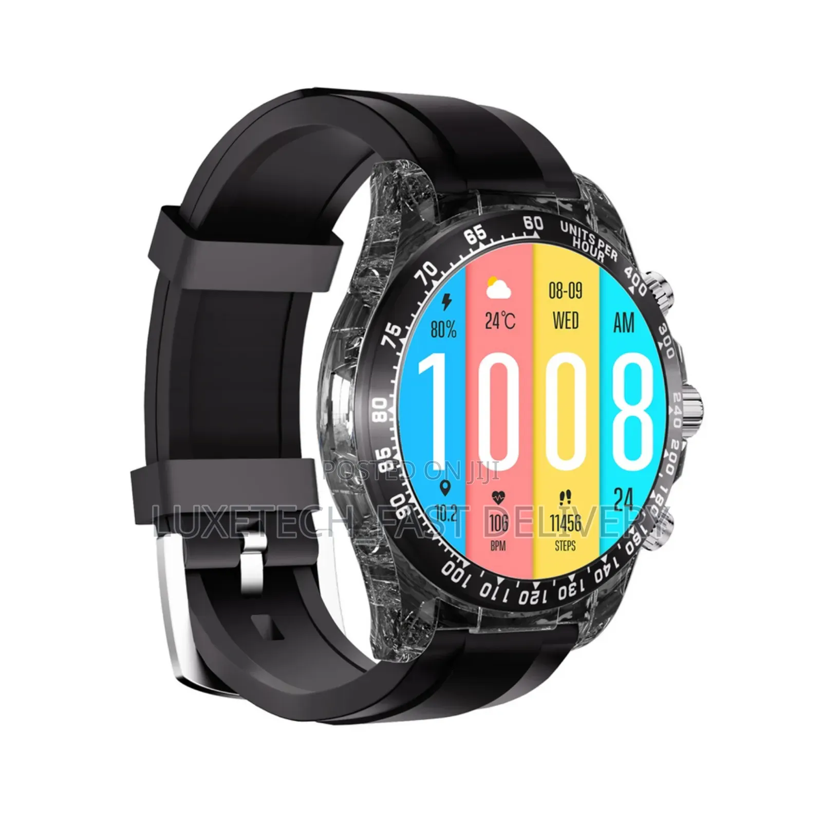 Premium Porodo Raytona Smart Watch With Amoled Display
