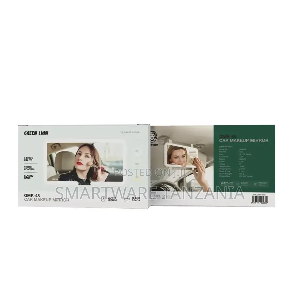 Green Lion GMR-48 Car Makeup Mirror - Beige