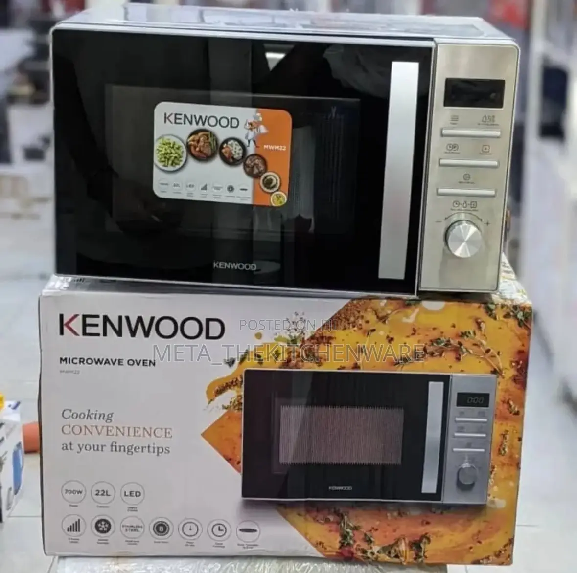 Kenwood Digital Microwave 22l 700w Mwm22.000bk
