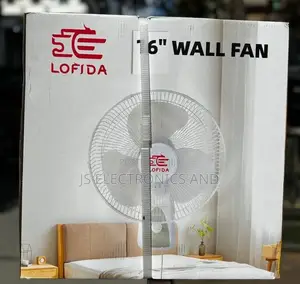Lofida Wall Fan Size 16 Ya Kisasa Inatumia Umeme Wa Kawaida
